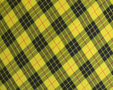 Tissus CraftsFabrics Polyviscose Tartan Clueless Jaune